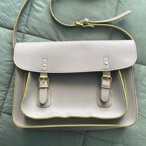 Indigo Gray Bookbag/Satchel